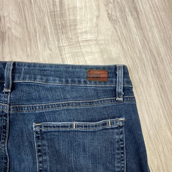 PAIGE Verdugo Ankle Distressed Blue Jeans Size W31 - Picture 11 of 11